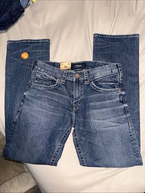 Silver Jeans Men's Dark Blue RELAXED  STYLE :Zac 32x34